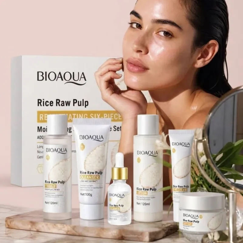 Kit Facial de Esencia de Arroz 🌾