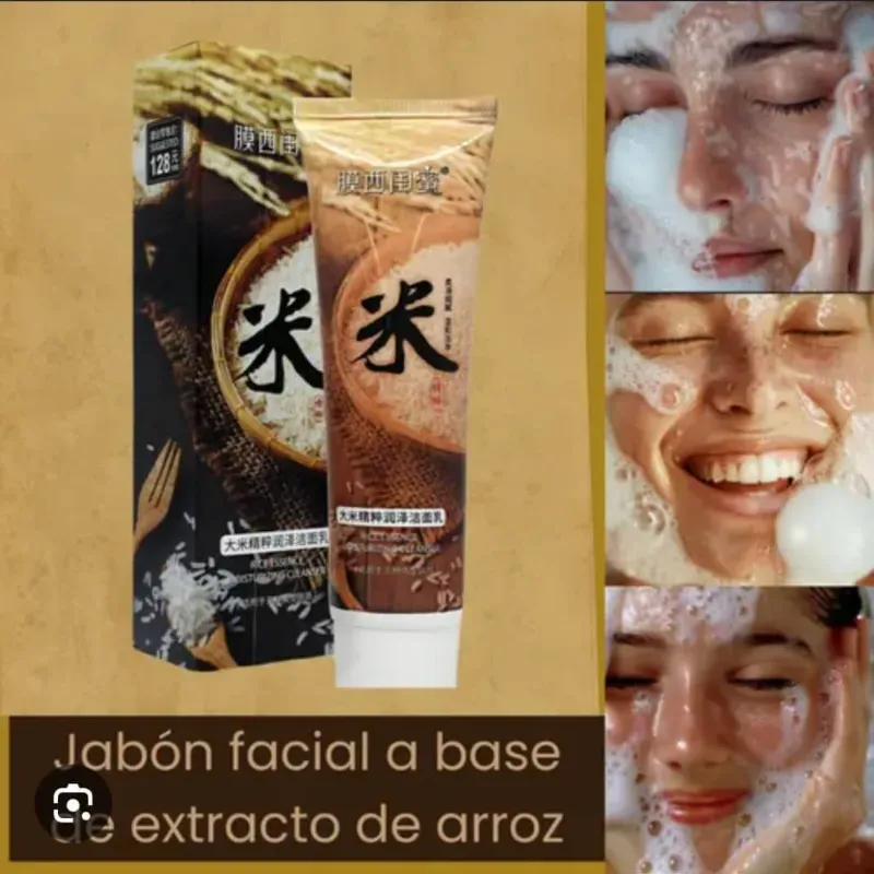 Limpiador Facial de Extracto de Arroz 100g