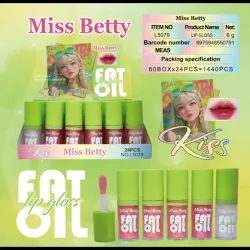 Lip Gloss Fat Oíl Glitter 💚