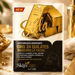 Mascarilla Facial de Oro 24k