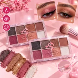 Paleta de Sombras 8 Tonos