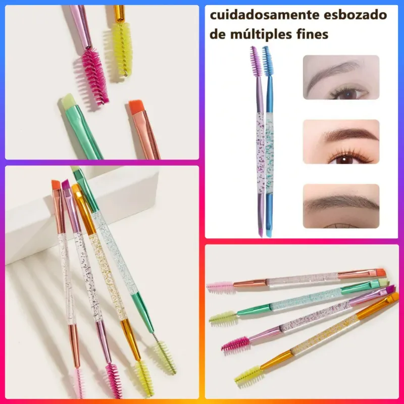 Pincel Doble para Cejas