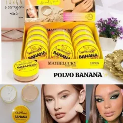 Polvo Traslúcido Banana con Mota 