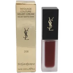 YSL Tatouage Couture Velvet Cream #206 Club Bordeaux