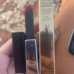 YSL The Slim Sheer Matte # 107 Bare Burgundy