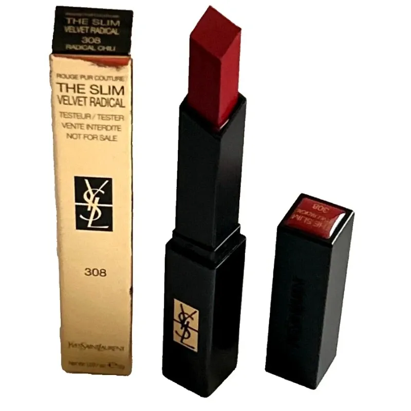 YSL The Slim Velvet Radical #308 Radical Chili