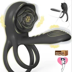 Anillo Vibrador «Rosa Mística» App-Control.