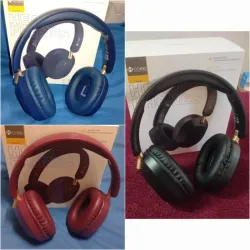 Audífonos con micrófono Bluetooth.