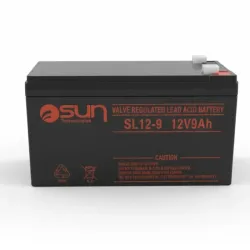 Batería Sun 12V 9ah.