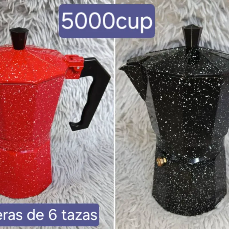 Cafeteras de 6 tazas.