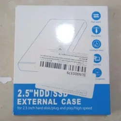 Caja externa disco laptop.