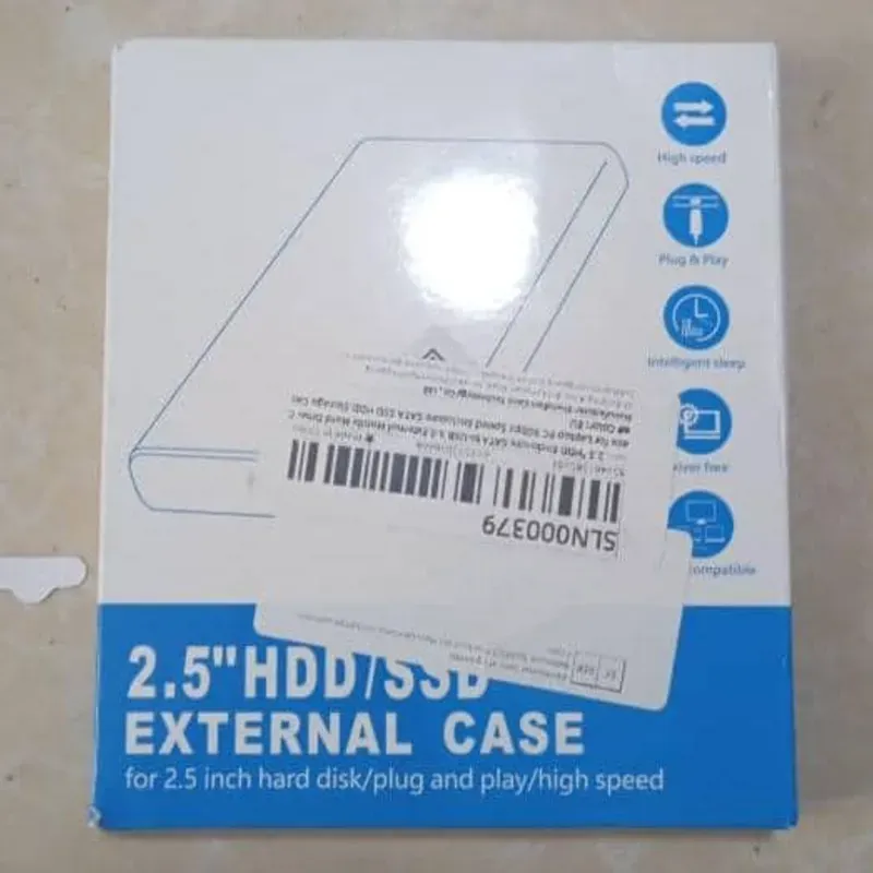 Caja externa disco laptop.