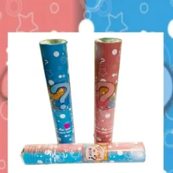 Cañón de Confetti de Revelación de Sexo 30cm.