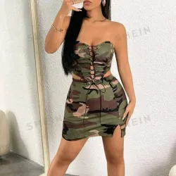 Conjunto de camuflaje.