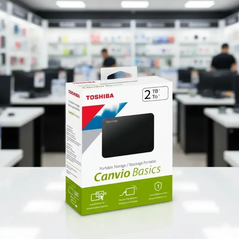 Disco Externo 2TB Toshiba Canvio.