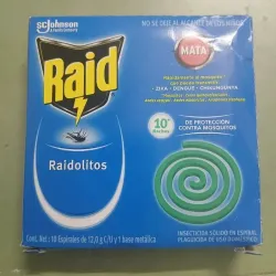 Espiral de mosquitos Raid.