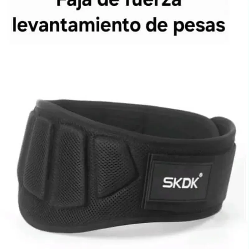 Faja de fuerza para levantamiento de pesas.