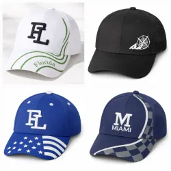 Gorras ajustables por detrás.