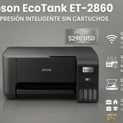Impresora multifuncional ET-2860 wifi.