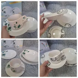 Juegos de vajilla de 20 piezas.