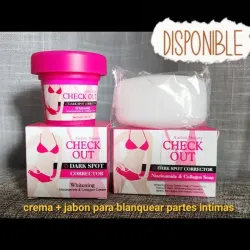 Kit aclarador partes intimas.