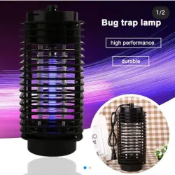 Lámpara eléctrica antimosquitos.