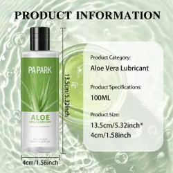 Lubricante Natural de Aloe Vera PA PARK: Hidratación y Placer Sin Límites.