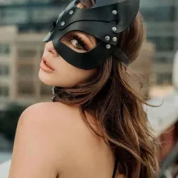 Máscara de Gato BDSM.