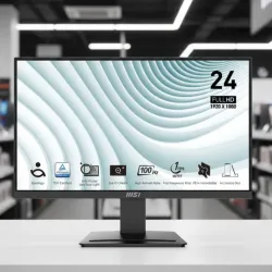 Monitor MSI MP2412 23.8 NEGRO FHD VA 100HZ  HDMI&DP 1MS.