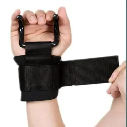 Muñequera con ganchos.