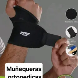 Muñequeras ortopédicas.