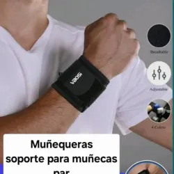 Muñequeras  soporte para muñecas.