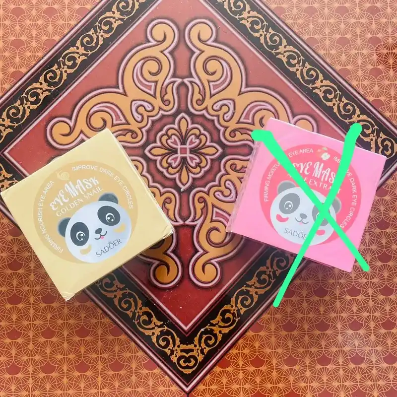 Parches para ojeras.