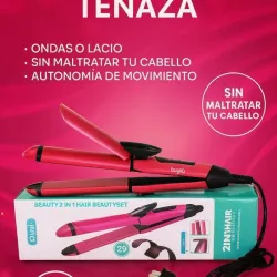 Plancha con tenaza 2 en 1.