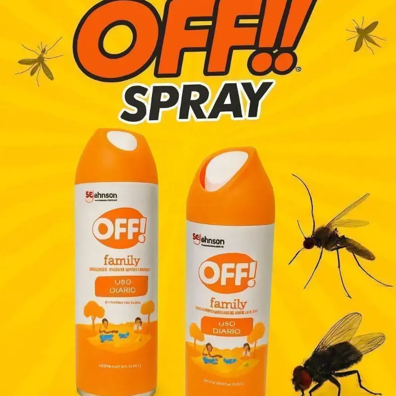 Repelente spray.
