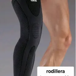 Rodillera de compresión.