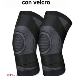 Rodilleras compresión con velcro.