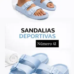 Sandalias deportivas estilo prácticas.