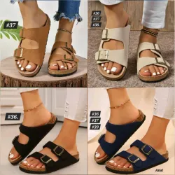 Sandalias prácticas.