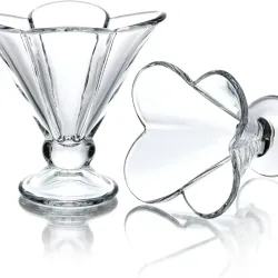 Set de 6 copas para helado 180ml.