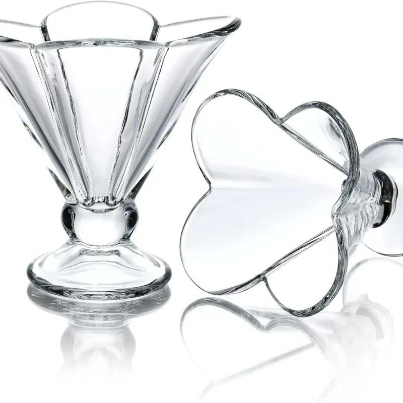 Set de 6 copas para helado 180ml.