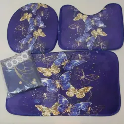 Set de alfombras para baño.