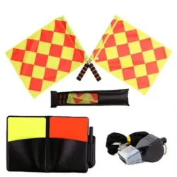 Set de arbitraje fútbol.