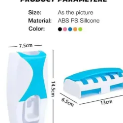 Set de dispensador de pasta y cepillo.