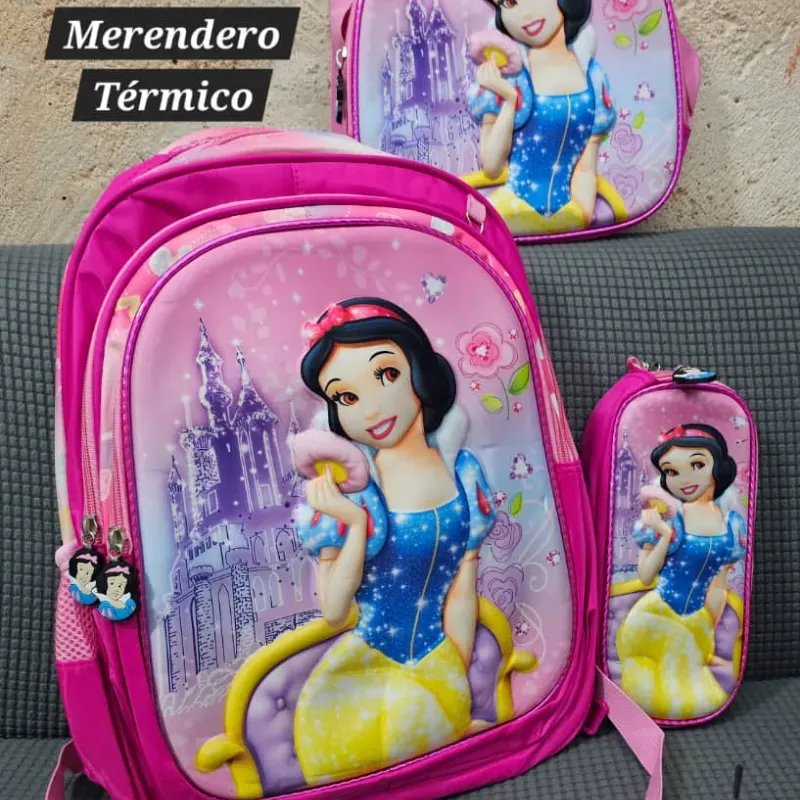 Set de Mochila Temática Blancanieves.