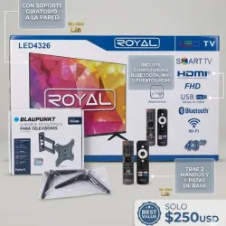 Smart Tv 43" Royal.