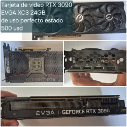 Tarjeta de video RTX 3090 EVGA XC3 24GB