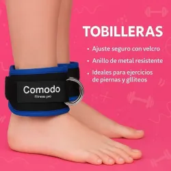Tobilleras para gimnasio.