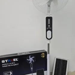 Ventilador Solar Recargable 16”.