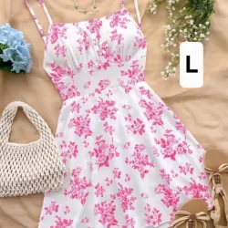 Vestido floreado.